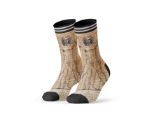 Afbeelding in Gallery-weergave laden, 3-pack Sock My Da Vinci Vitruviusman
